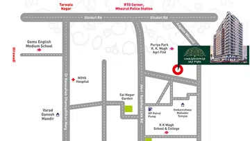 Location of Omkareshwar Skypark - Image 305622