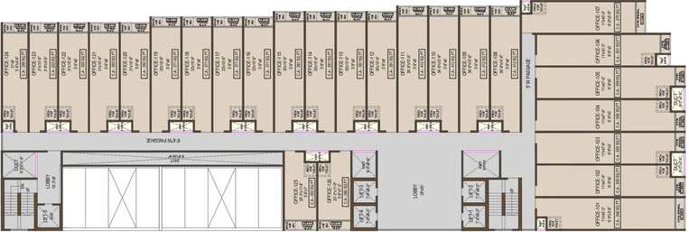 Floor Plan of 24 High Bizbay in Ambernath West, Thane - Image 305654