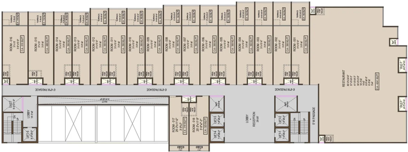 Floor Plan of 24 High Bizbay in Ambernath West, Thane - Image 305655