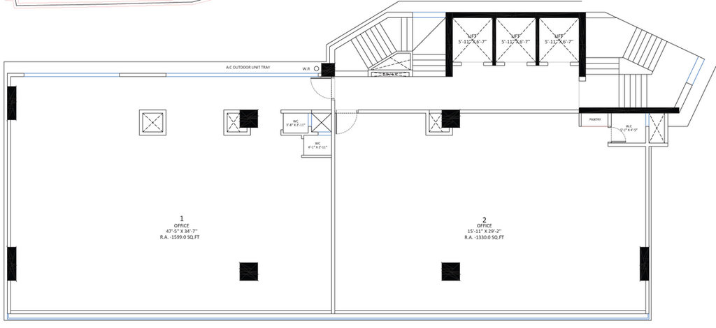 Floor Plan of HM 101 Boulevard in Kandivali East, Mumbai - Image 305670