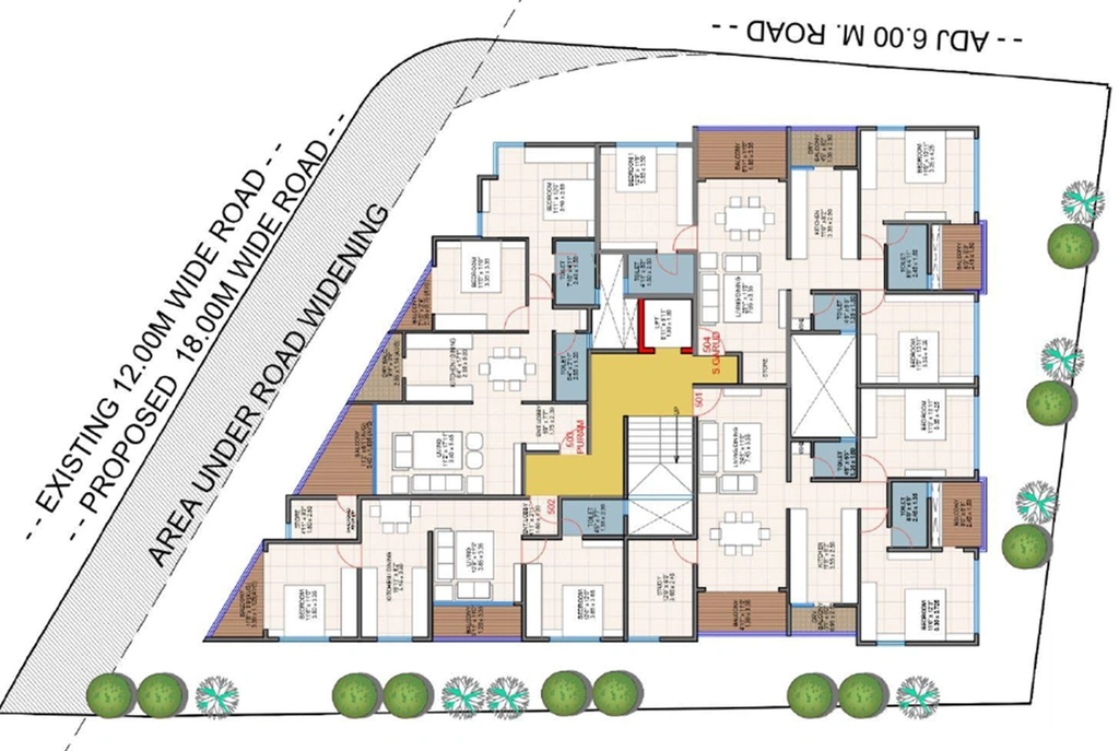 Master Plan of SK Fortune Garud in Model Colony, Pune - Image 305716