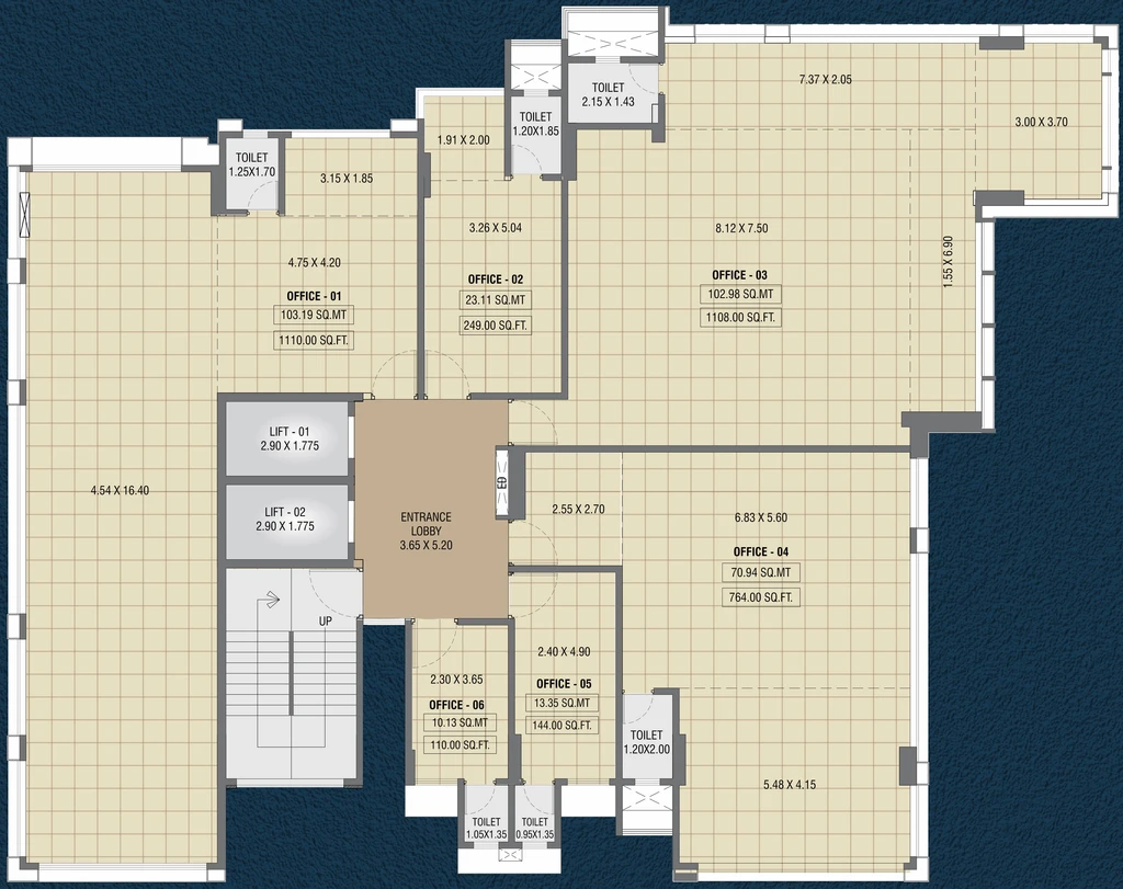 Floor Plan of Maruti 72 West in Ghatkopar West, Mumbai - Image 305786