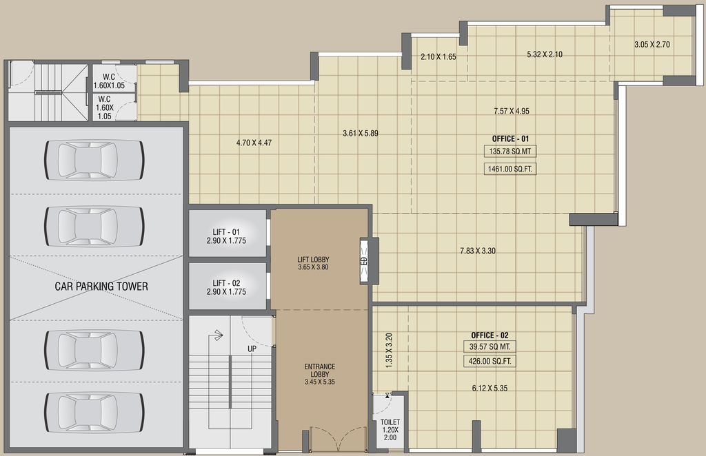 Floor Plan of Maruti 72 West in Ghatkopar West, Mumbai - Image 305784
