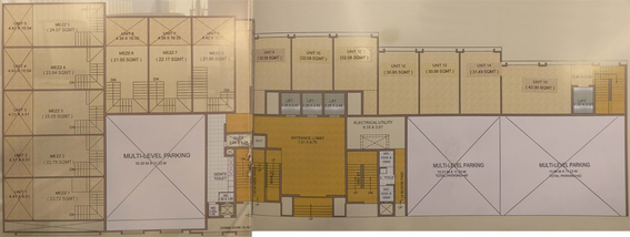 Floor Plan of Arha Omega Business Park in Wagle Estate, Thane - Image 305817