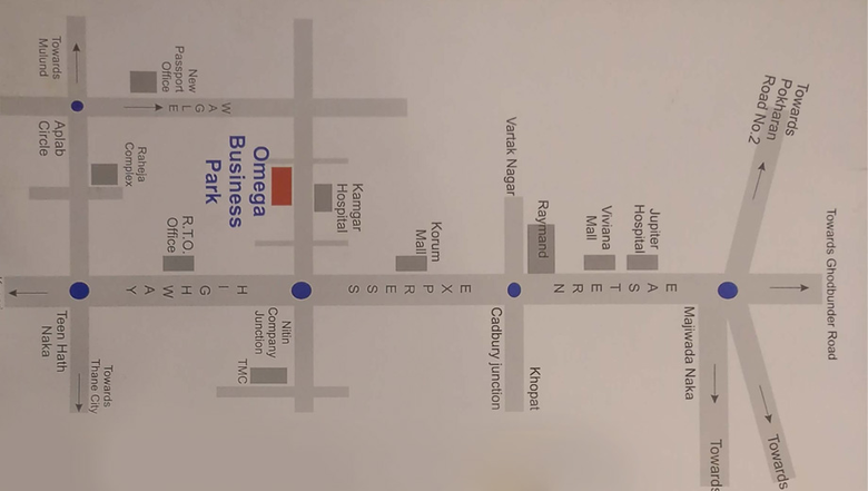 Location of Arha Omega Business Park in Wagle Estate, Thane - Image 305816