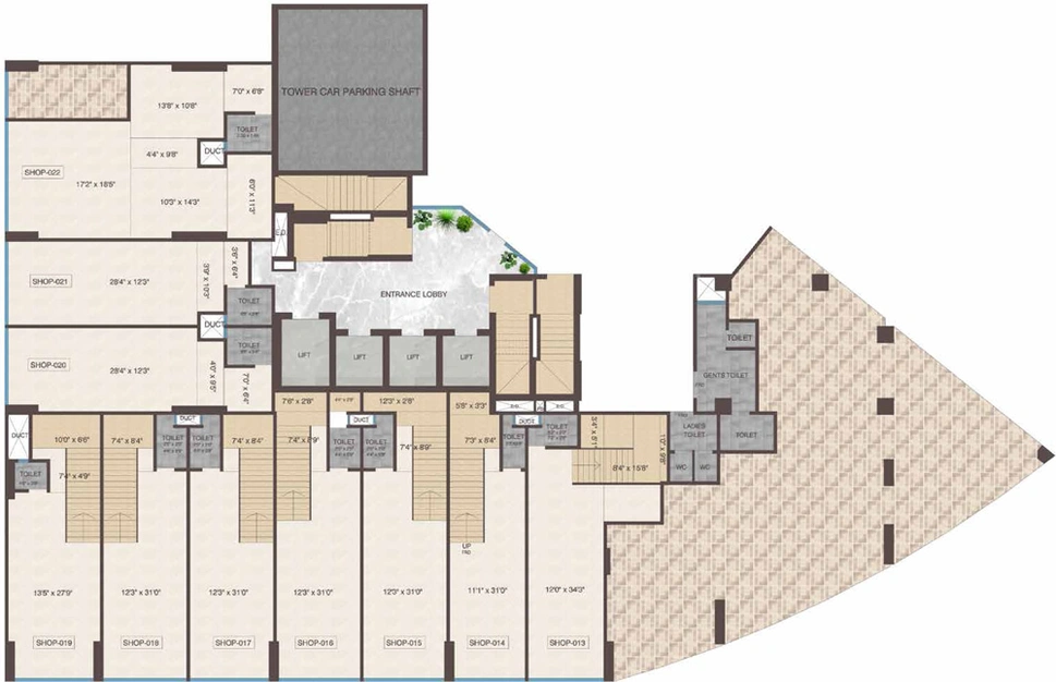 Floor Plan of Avani Signature in Ghatkopar West, Mumbai - Image 305867