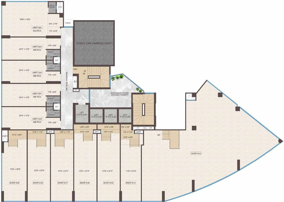 Floor Plan of Avani Signature in Ghatkopar West, Mumbai - Image 305865