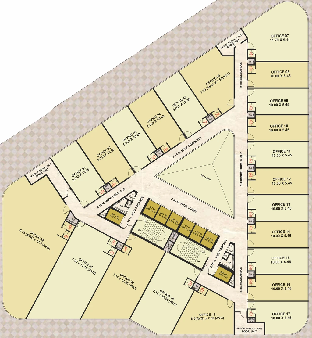 Floor Plan of Kaavya Janki Signature in Belapur, Navi Mumbai - Image 306049
