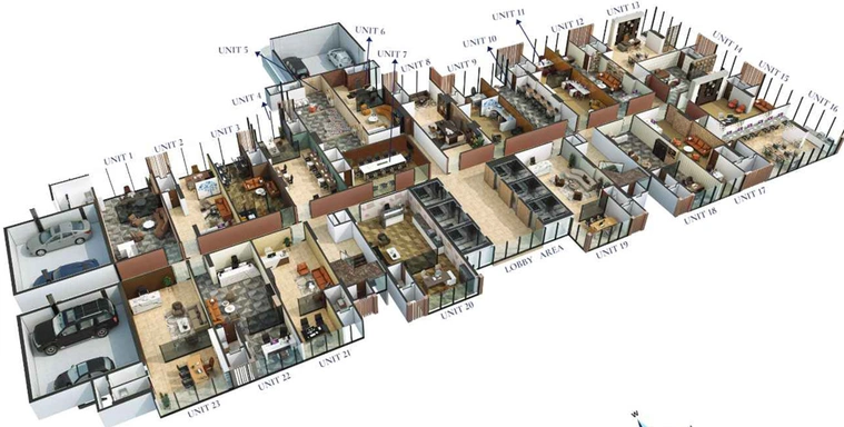 Floor Plan of Neelyog Regent in Ghatkopar West, Mumbai - Image 306367