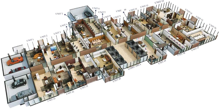 Floor Plan of Neelyog Regent in Ghatkopar West, Mumbai - Image 306368