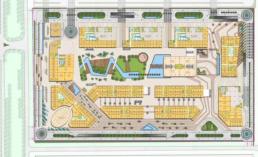 Master Plan of Advance Golden Grande in Techzone 4, Greater Noida - Image 306867