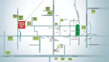 Location of Amrapali Leisure Valley - Image 306487