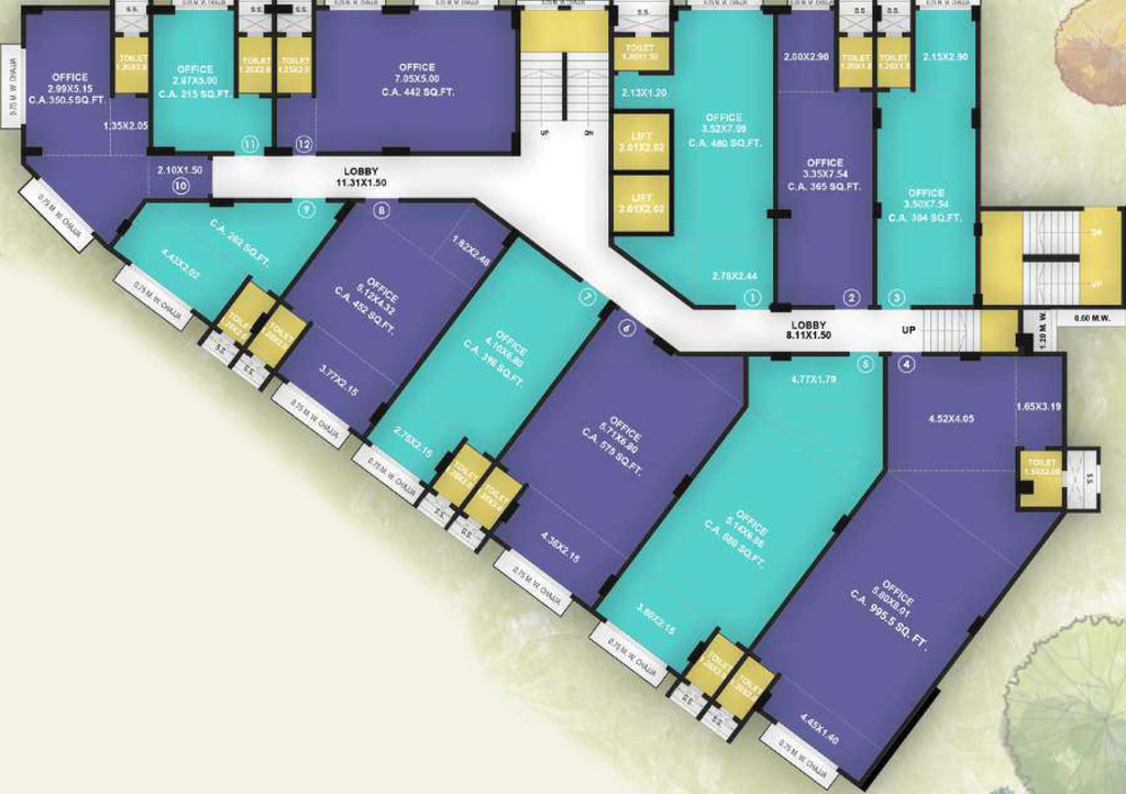 Master Plan of Pahuja Business Avenue in Andheri East, Mumbai - Image 306573