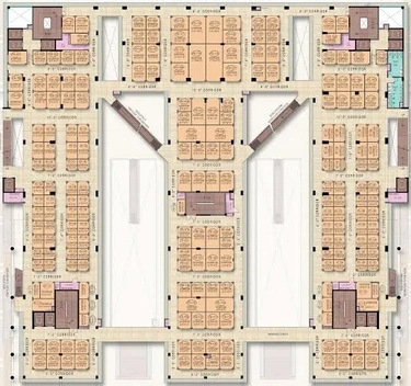 Floor Plan of Galaxy Diamond Plaza in Sector 4, Greater Noida - Image 306590