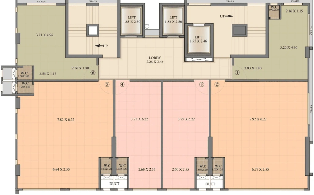 Floor Plan of Pancham Pinnacle in Ghatkopar East, Mumbai - Image 306633