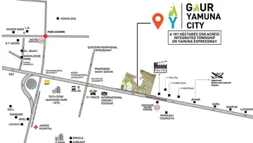 Location of Gaur Aerocity Yamuna Commercial Plots - Image 306695