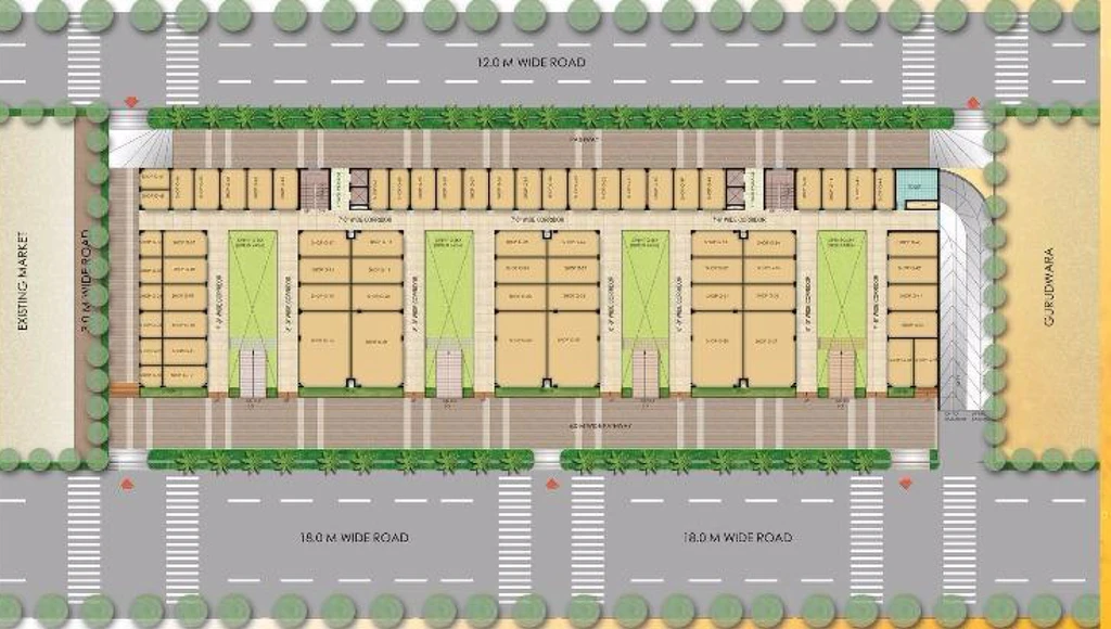 Master Plan of Shree KB Complex in Alpha 2, Greater Noida - Image 306791