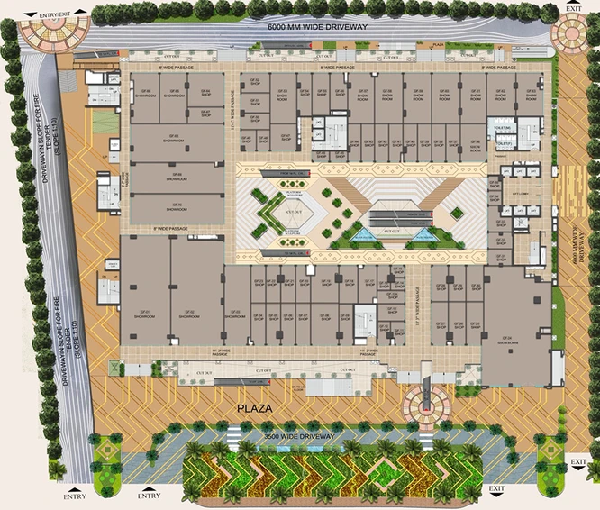 Master Plan of London Mart in Sector 16, Greater Noida - Image 306808