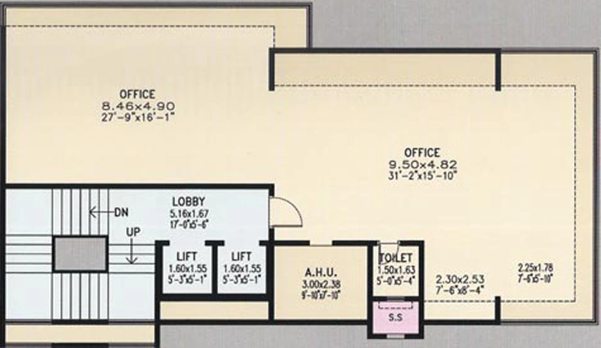 Floor Plan of Jadhwani Krimson Park in Andheri West, Mumbai - Image 307049