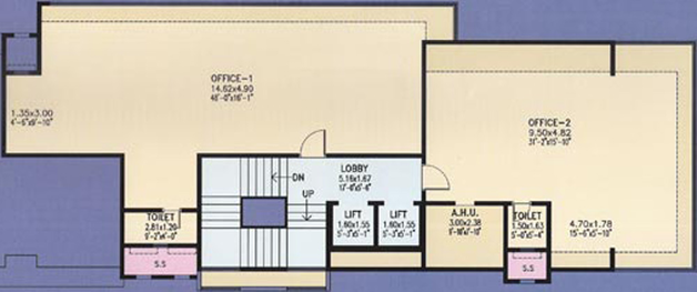 Floor Plan of Jadhwani Krimson Park in Andheri West, Mumbai - Image 307048