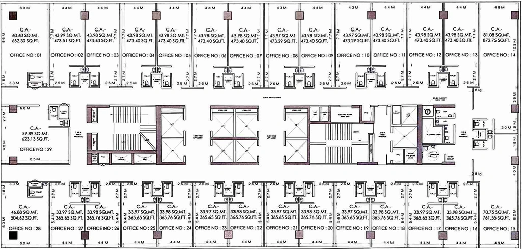 Floor Plan of Runwal Commerz in Kanjurmarg East, Mumbai - Image 307091