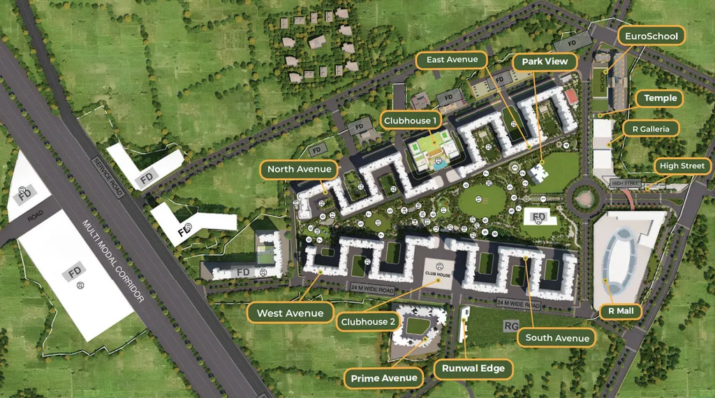 Master Plan of Runwal Edge in Dombivli East, Thane - Image 307124
