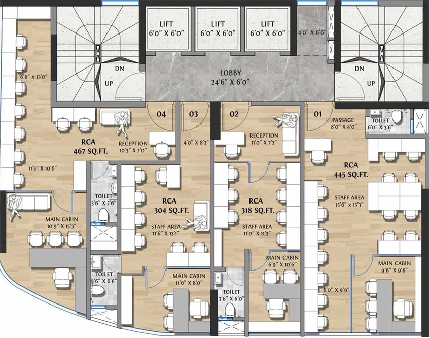 Floor Plan of Sheth Square in Goregaon West, Mumbai - Image 307160