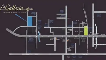 Location of Amrapali La Galleria - Image 307277