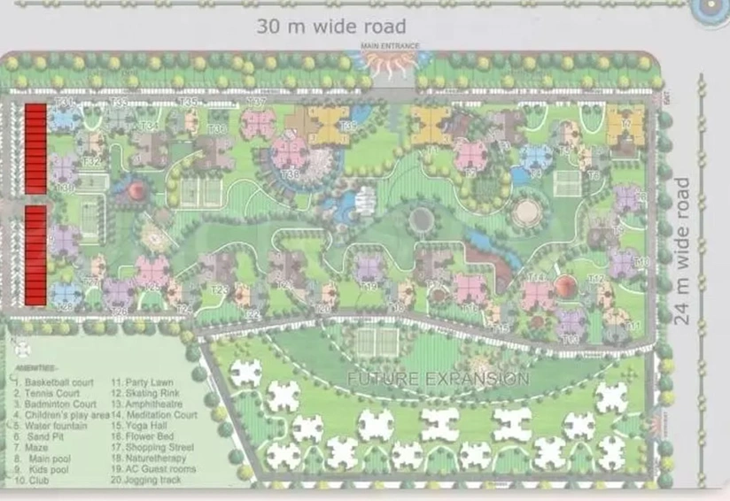 Master Plan of Amrapali La Galleria in Techzone 4, Greater Noida - Image 307278
