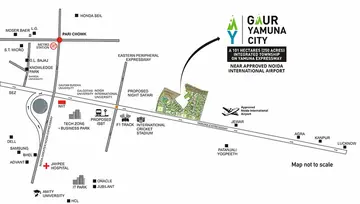 Location of Gaur Yamuna City Galleria - Image 307322