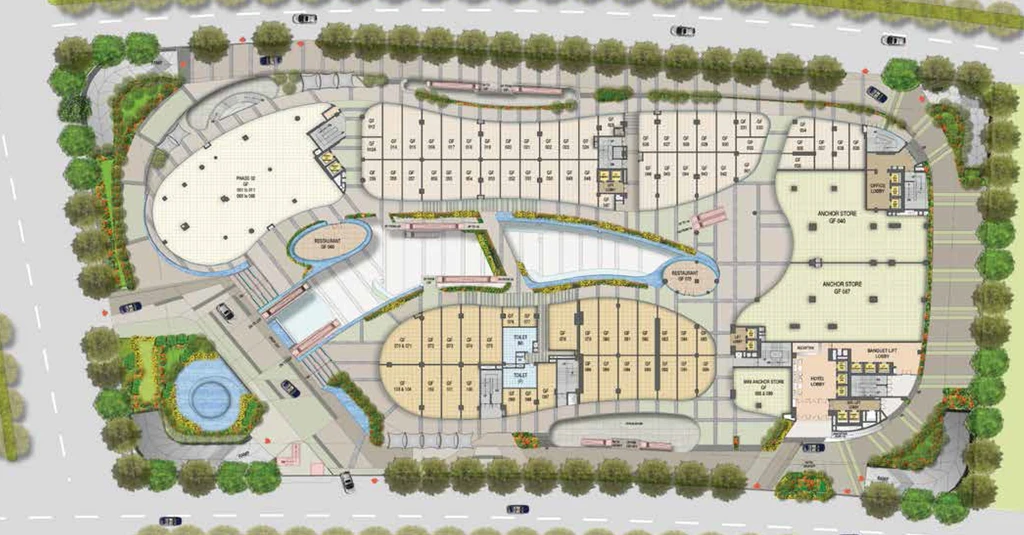 Master Plan of Mahagun Marina Walk Mall in Sector 16 B, Greater Noida - Image 307395