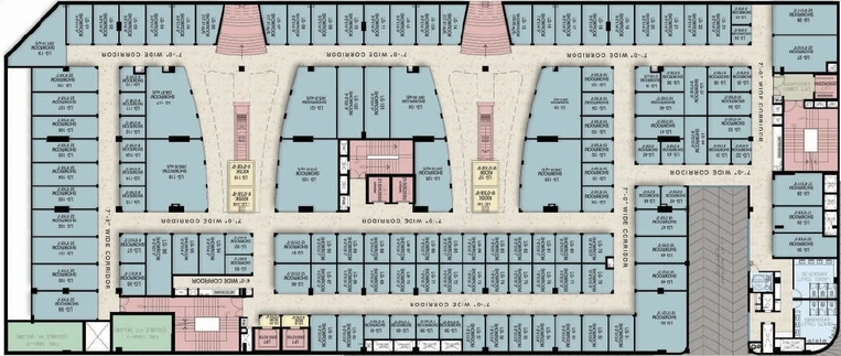 Floor Plan of Migsun Delta Street in Delta 2, Greater Noida - Image 307422
