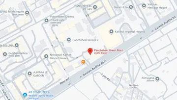 Location of Panchsheel Greens Mart - Image 307505