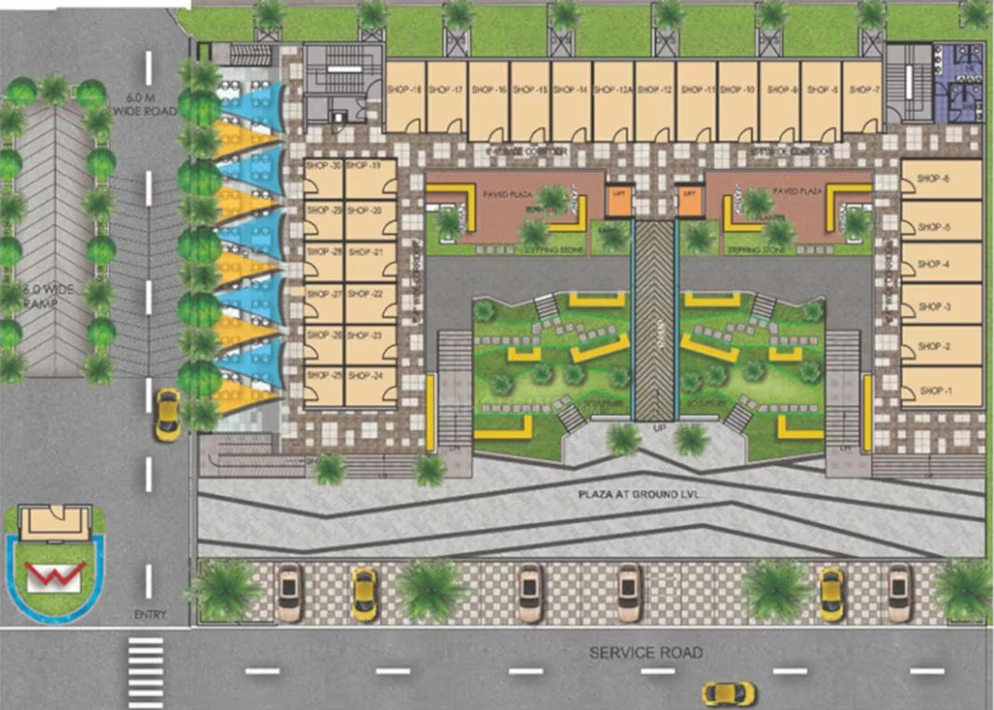 Master Plan of Rise Retailia in Techzone 4, Greater Noida - Image 307700