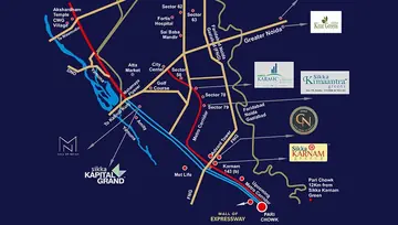Location of Sikka Mall Of Expressway - Image 307747