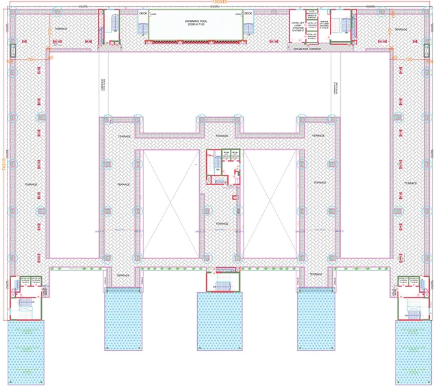 Floor Plan of Sun Twilight Metro Street in Sector 27, Greater Noida - Image 307781