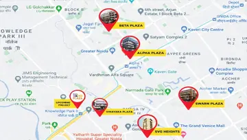 Location of SVG India Expo Plaza - Image 307794