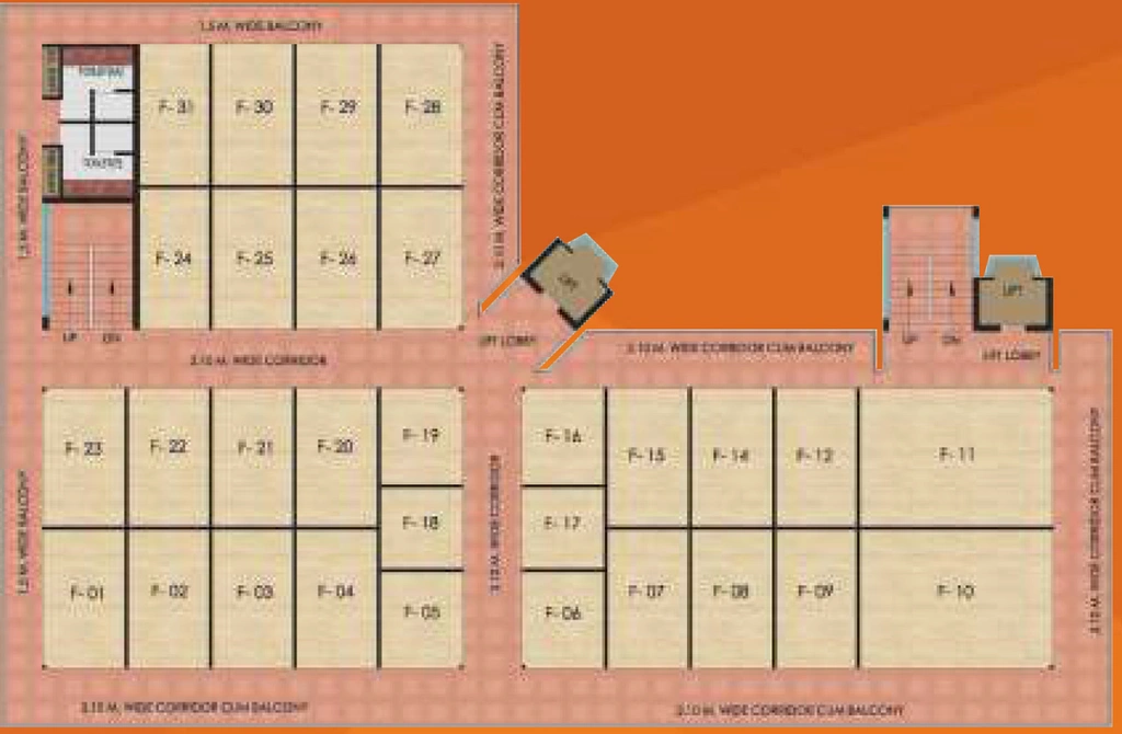 Floor Plan of SVG Swarn Plaza in Sector 31, Greater Noida - Image 307800