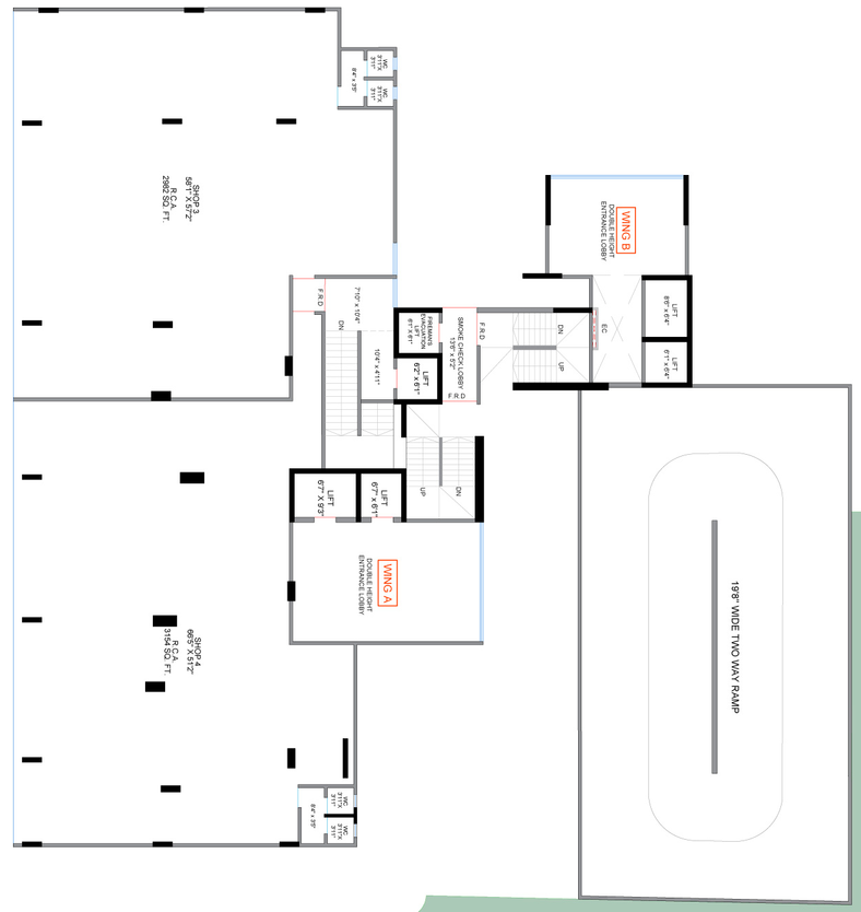 Floor Plan of Commercial Rishabraj Ceramont in Malad West, Mumbai - Image 307839