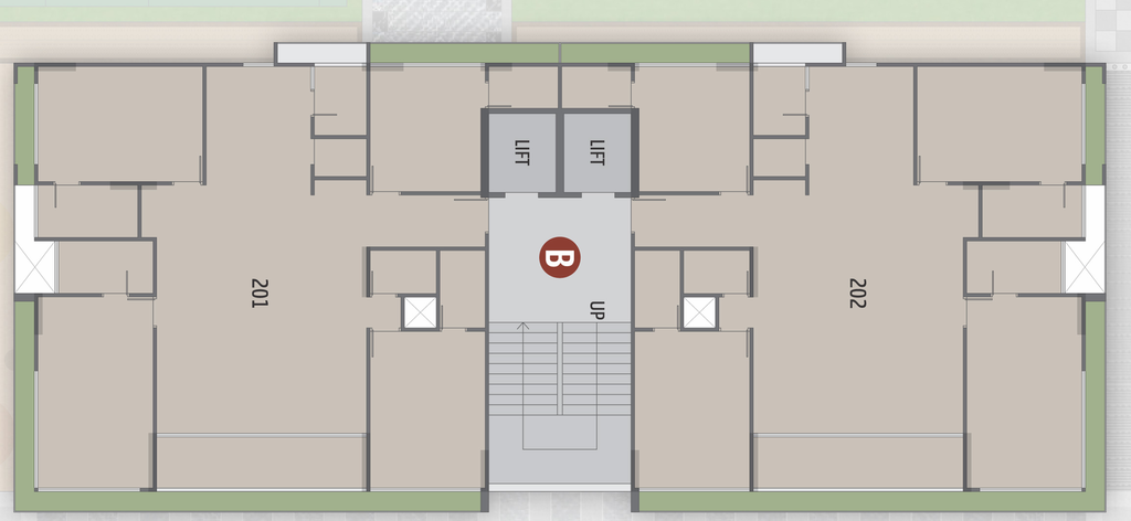 Floor Plan of Harvy Ideal Imprint in Gota, Ahmedabad - Image 308544