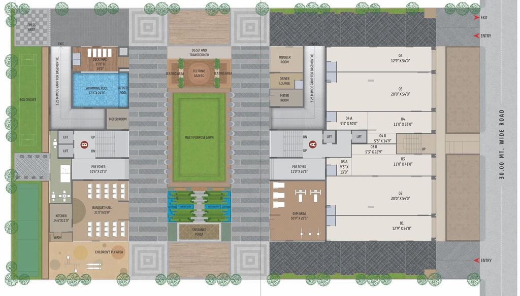 Master Plan of Harvy Ideal Imprint in Gota, Ahmedabad - Image 308546