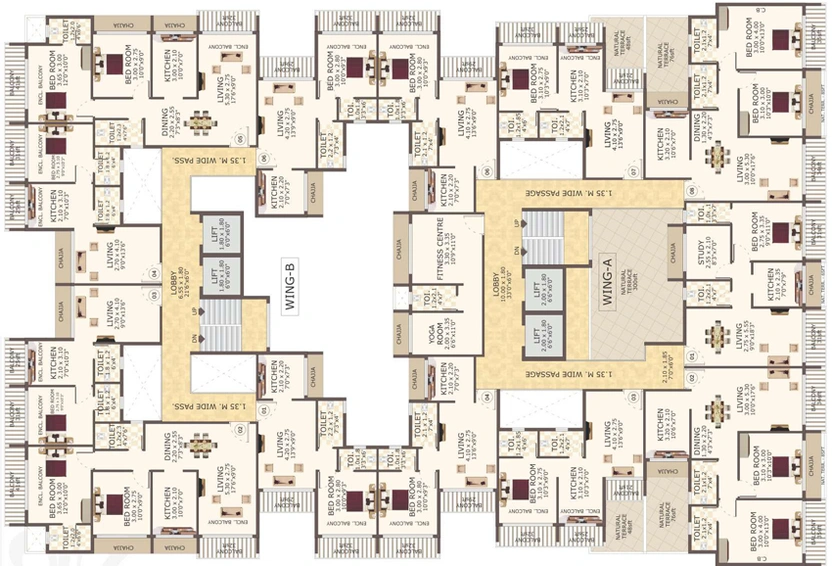 Floor Plan of Shree Hari Priya in Pushpak Nagar, Navi Mumbai - Image 308735