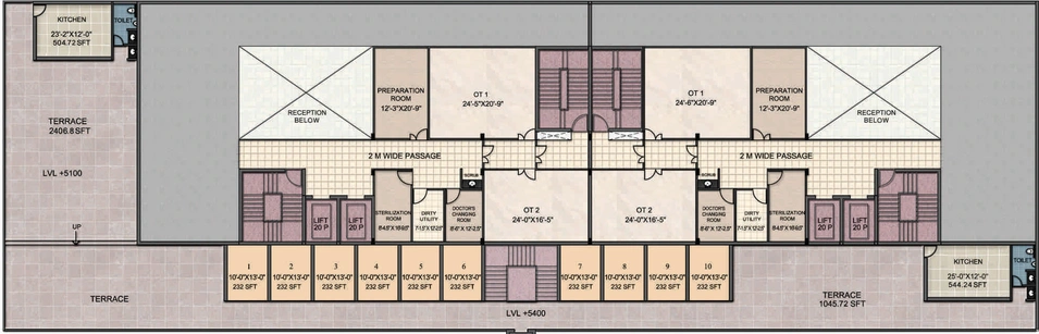 Floor Plan of Augusta Arcade in Sector 4, Greater Noida - Image 308995