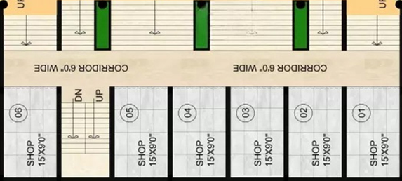 Floor Plan of BRD Divine Plaza in Sector 10, Greater Noida - Image 309033