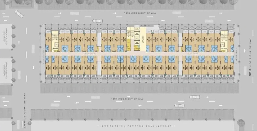 Master Plan of Gaur Aero Suites Commercial in Yamuna Expressway, Greater Noida - Image 309052