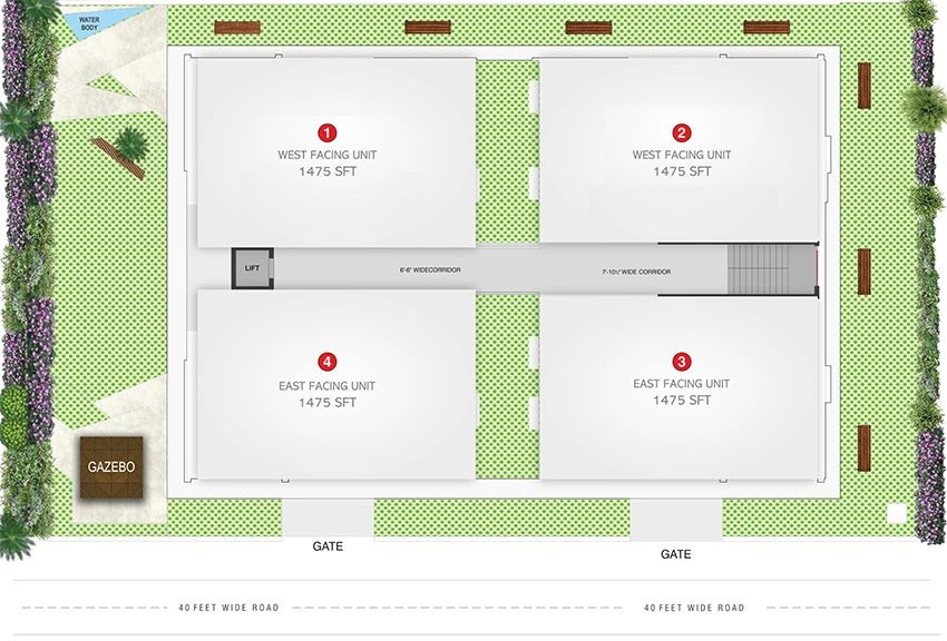 Master Plan of Arc Archana Palms in Madhurawada, Visakhapatnam - Image 334473