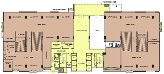 Floor Plan of South City Business Park in EM Bypass, Kolkata - Image 309393