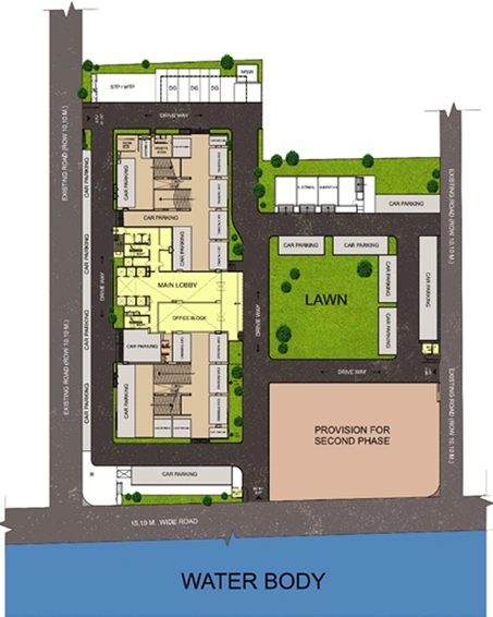 Master Plan of South City Business Park in EM Bypass, Kolkata - Image 309394