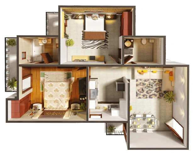 2 BHK Flat in Gaur City 1st Avenue in Sector 4, Greater Noida - Image 864263