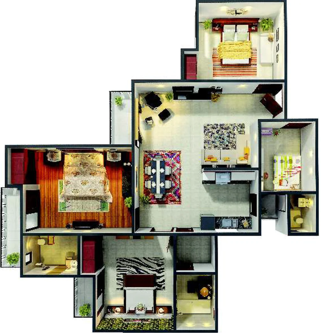3 BHK Flat in Gaur City 1st Avenue in Sector 4, Greater Noida - Image 864267